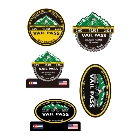 Vail Pass, Vail, CO Stickers