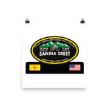 Sandia Crest - Sandia Park, NM Photo Paper Poster