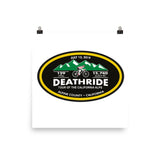 Deathride 2019, CA - Photo paper poster