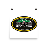 Refugio Road - Santa Barbara, CA Photo Paper Poster