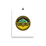 Independence Pass - Leadville, CO Photo paper poster