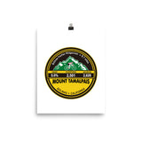 Mount Tamalpais - Bolinas, CA Photo paper poster