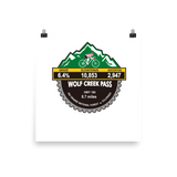 Wolf Creek Pass - Rio Grande National Forest, CO Photo Paper Poster