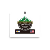 Vail Pass - Vail, CO Photo paper poster