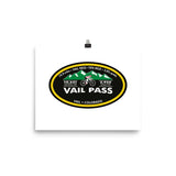 Vail Pass - Vail, CO Photo paper poster