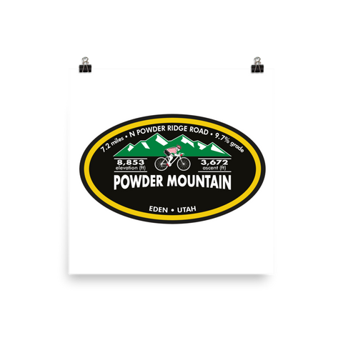 Powder Mountain - Eden, UT Photo Paper Poster