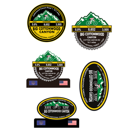 Big Cottonwood Canyon - Wasatch National Forest, UT Stickers