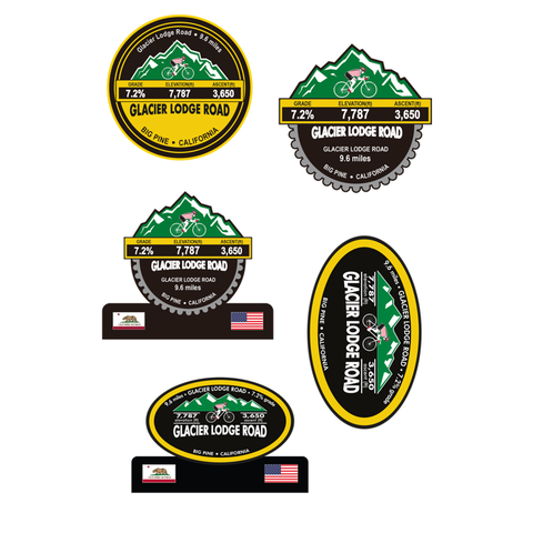 Glacier Lodge Road - Big Pine, CA Stickers