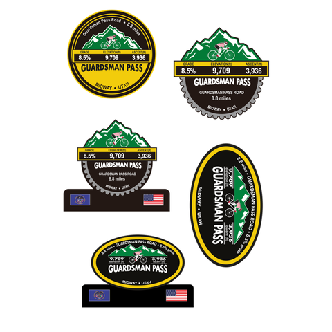 Guardsman Pass - Midway, UT Stickers