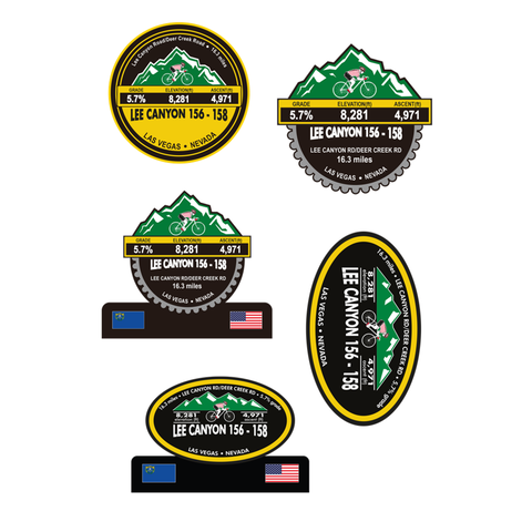 Lee Canyon 156-158 - Las Vegas, NV Stickers