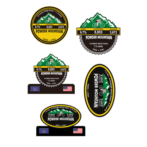 Powder Mountain - Eden, UT Stickers