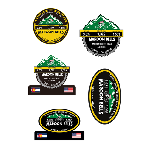 Maroon Bells - Aspen, CO Stickers