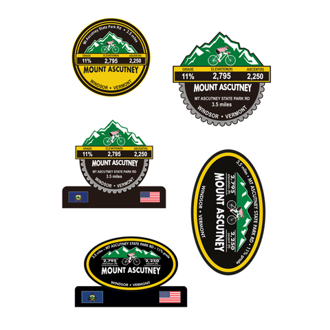 Mount Ascutney - Windsor, VT Stickers