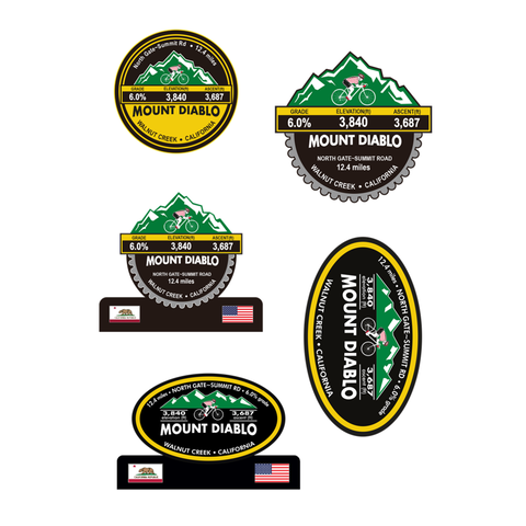 Mount Diablo North Gate - Walnut Creek, CA Stickers