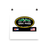 Vail Pass - Vail, CO Photo paper poster