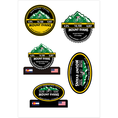 Mount Evans - Idaho Springs, CO Stickers