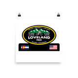 Loveland Pass Highway 6 - Dillon, CO Photo paper poster