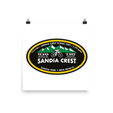 Sandia Crest - Sandia Park, NM Photo Paper Poster