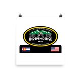 Independence Pass - Leadville, CO Photo paper poster