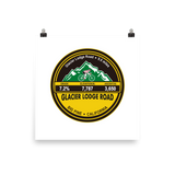 Glacier Lodge Road - Big Pine, CA Photo Paper Poster