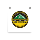 Lee Canyon - Las Vegas, NV Photo Paper Poster