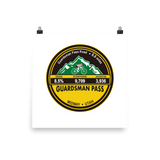 Guardsman Pass - Midway, UT Photo Paper Poster