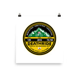 Deathride 2018, CA - Photo paper poster