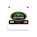 Deathride 2018, CA - Photo paper poster