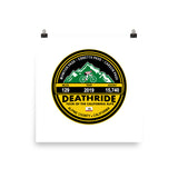 Deathride 2019, CA - Photo paper poster