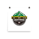 Deathride 2019, CA - Photo paper poster