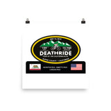 Deathride 2019, CA - Photo paper poster