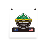 Mount Ashland - Ashland, OR Photo Paper Poster