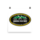 Sonora Pass West - Yosemite National Park, CA Photo Paper Poster