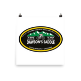Dawson's Saddle - South Antelope, CA Photo Paper Poster