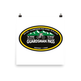 Guardsman Pass - Midway, UT Photo Paper Poster