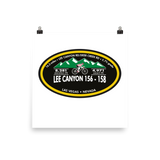 Lee Canyon 156-158 - Las Vegas, NV Photo Paper Poster