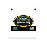 Mount Spokane - Spokane, WA Photo Paper Poster