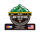 Ride The Rockies 2018, CO - Trophies