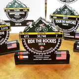 Ride The Rockies 2018, CO - Trophies