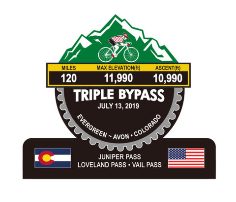 Triple Bypass 2019, CO - Trophies
