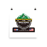 Triple Bypass 2019, CO - Photo Paper Poster