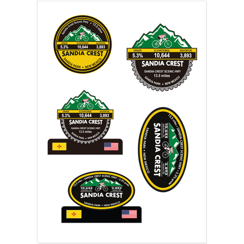 Sandia Crest - Sandia Park, NM Stickers