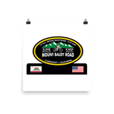 Mount Baldy Road - Claremont, CA Photo paper poster