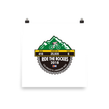Ride The Rockies 2018, CO  - Poster