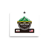 Mount Wilson - Altadena, CA Photo paper poster