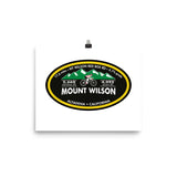 Mount Wilson - Altadena, CA Photo paper poster