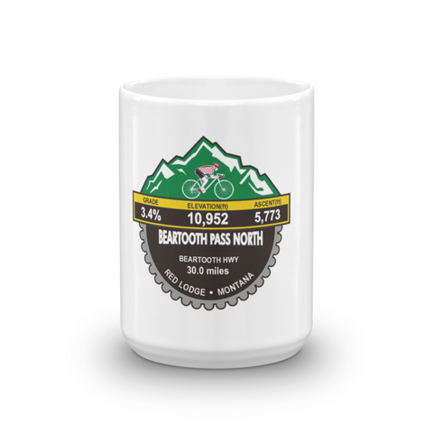 Beartooth Pass North - Red Lodge, MT Mug