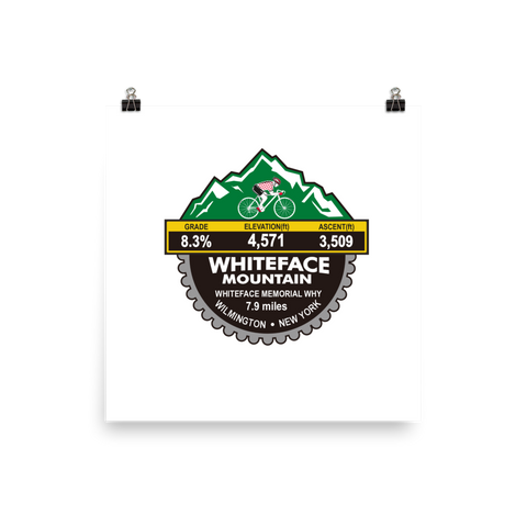 Whiteface Mountain - Wilmington, NY Photo Paper Poster