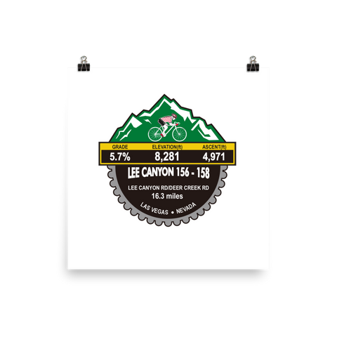 Lee Canyon 156-158 - Las Vegas, NV Photo Paper Poster