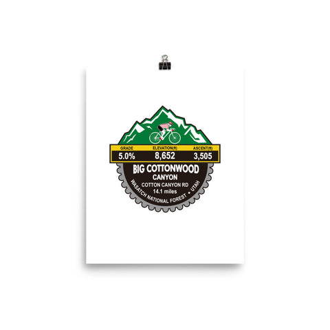 Big Cottonwood Canyon - Wasatch National Forest, UT Photo paper poster